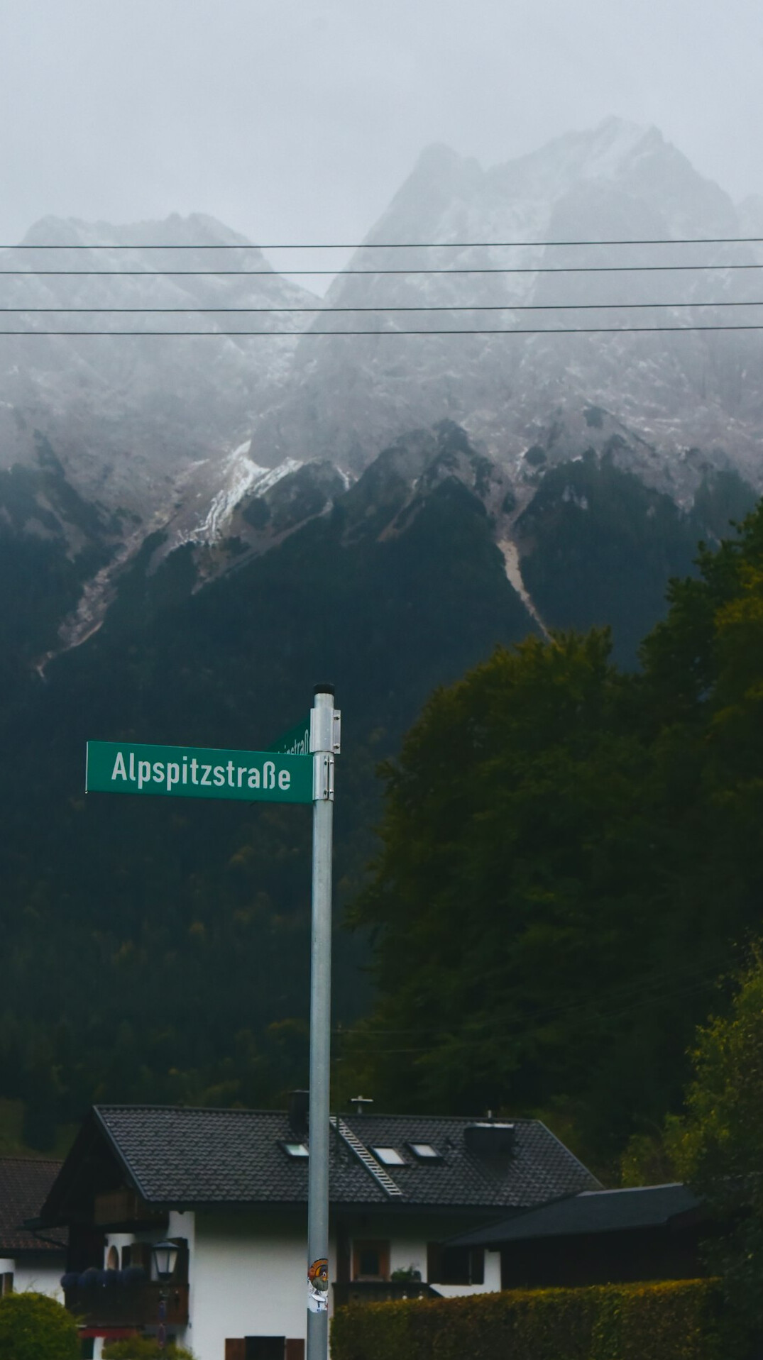 alpine mountain road