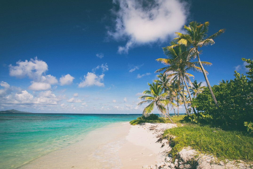 hidden caribbean beach